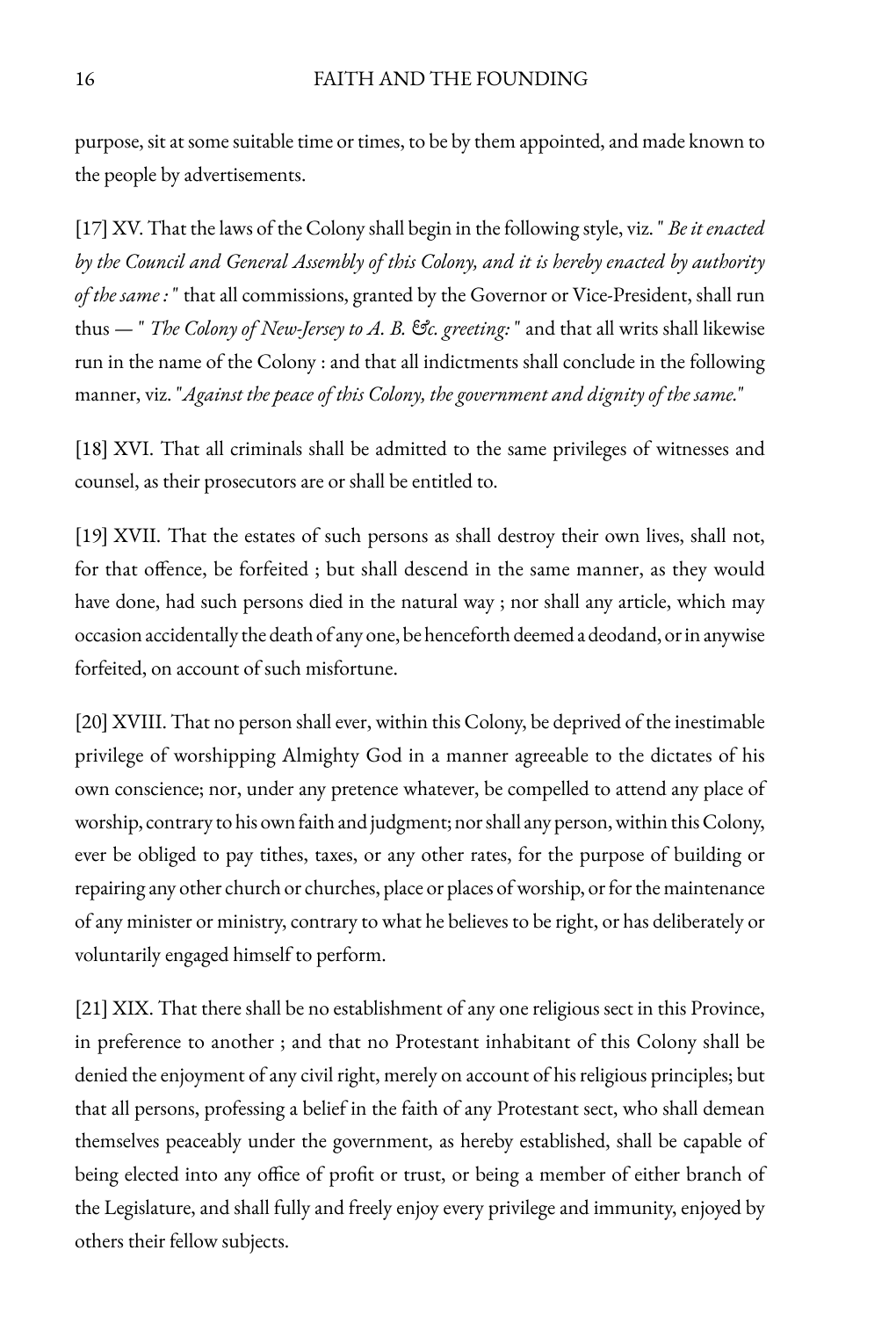 Faith and the Founding, Volume II, page 16